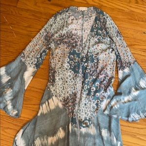 Altar’d State Flowy Fall Kimono Sweater Duster